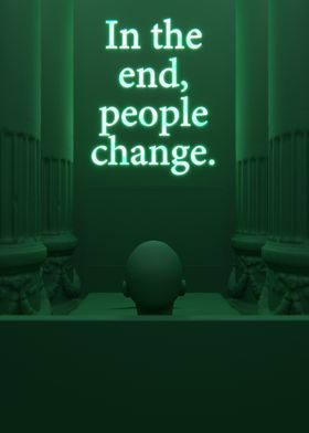 People Change Green 3D