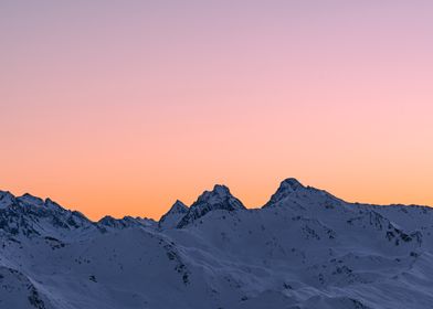 Glowing Mountains