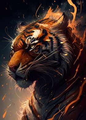 Tiger Animals Wall Art-preview-3