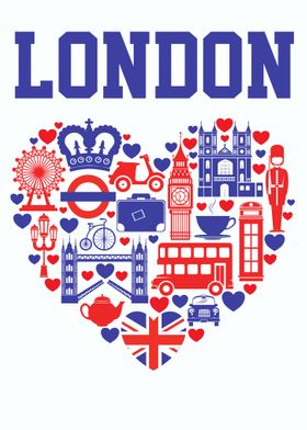 I Love London Heart