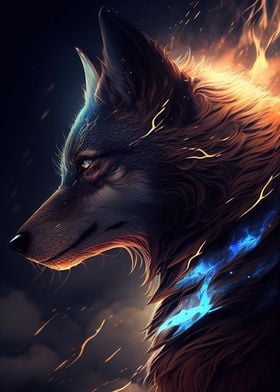 Wolf Face Anime Animal