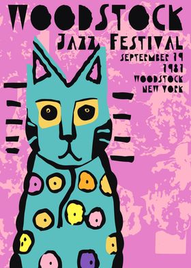 Woodstock Jazz Poster