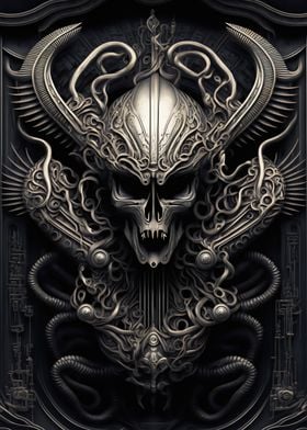 Alien Xenomorph Metalic