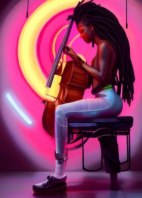 Keisha and her Cello