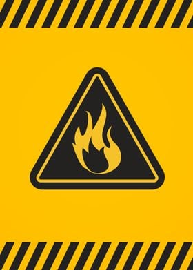 Fire Warning Sign