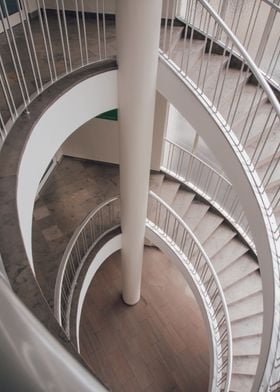 Unique Oval Staircase