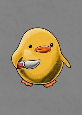 Duck with Knife Meme