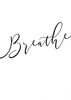 Typography Breathe