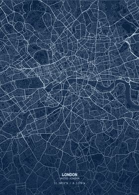 London Blueprint Map