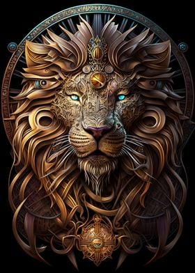 Mystical Cosmic Lion