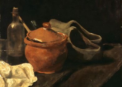 Still life with clogs