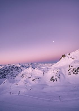 Purple mountains davos