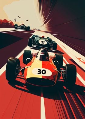 Retro Racing Cars