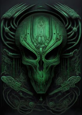 Alien Xenomorph Metalic