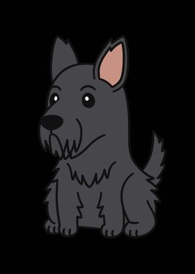 Scottish Terrier Cartoon 