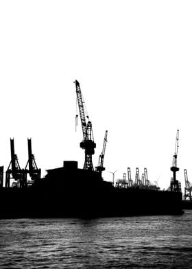 Hamburg Harbor Crane 1