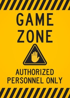 Game zone authorized 