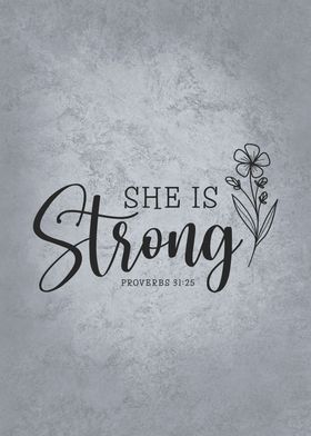 She Is Strong