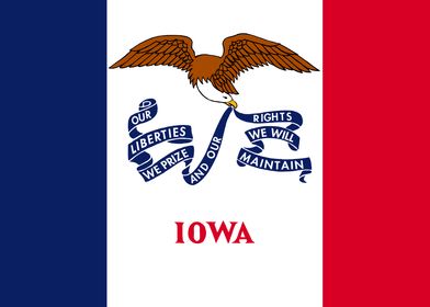 Iowa State Flag