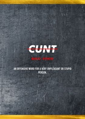 cunt