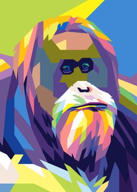 Monkey Pop Art