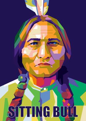 Sitting Bull Pop Art