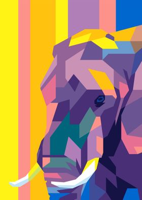 Elephant Pop Art