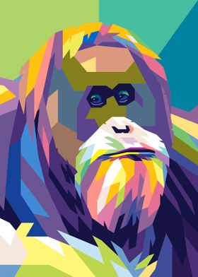 Monkey Pop Art