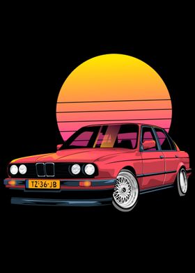 bmw synthwave