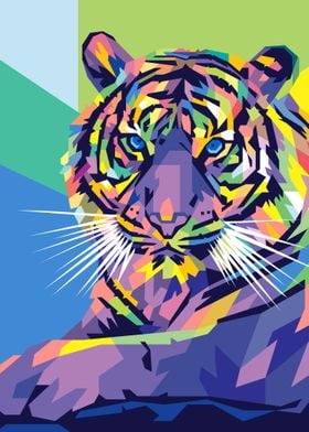 Tiger Pop Art