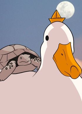 duck and tortoise