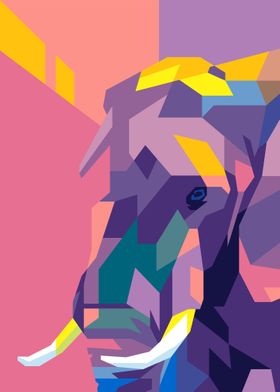 Elephant Pop Art