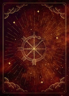 Tarot the arrow wheel