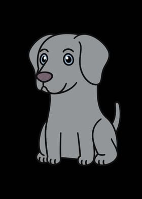 Weimaraner Cartoon 