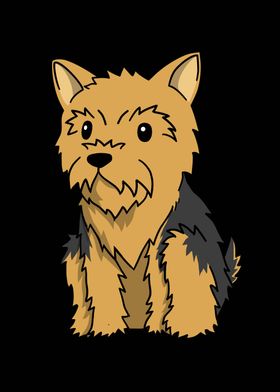 Yorkshire Terrier Cartoon 