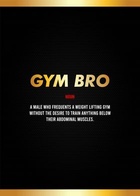 gym bro