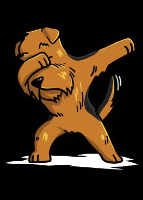 Airedale Terrier Dabbing 