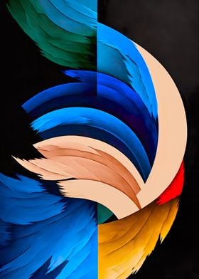 Rainbow Feathers