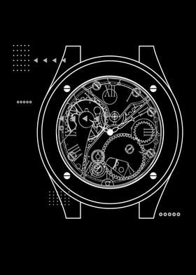 Wrist Watches Skeletonized