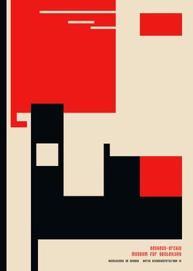 Geometric Bauhaus Poster