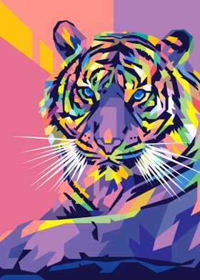 Tiger Pop Art