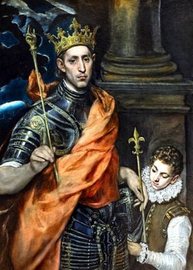 King of France by El Greco