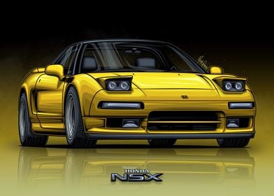 Honda NSX Type S Yellow