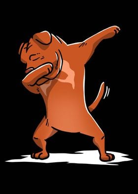 Dogue De Bordeaux Dabbing 