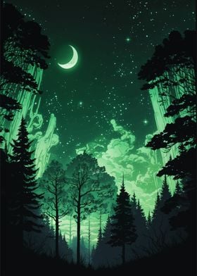 Green Forest Nights