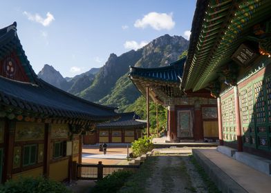 Mountain Temple in Korea