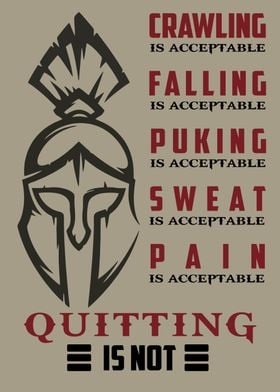 quitting is not