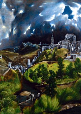 View of Toledo by El Greco