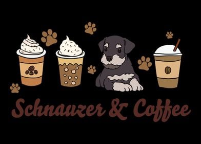 Schnauzer And Coffee