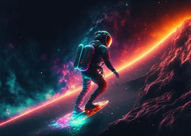 Surfing the nebula